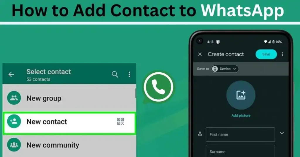 How to Add Contact to WhatsApp